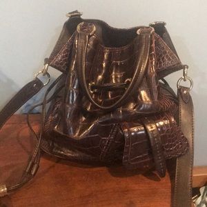 Premier flirt   moka croco haute couture LANCEL